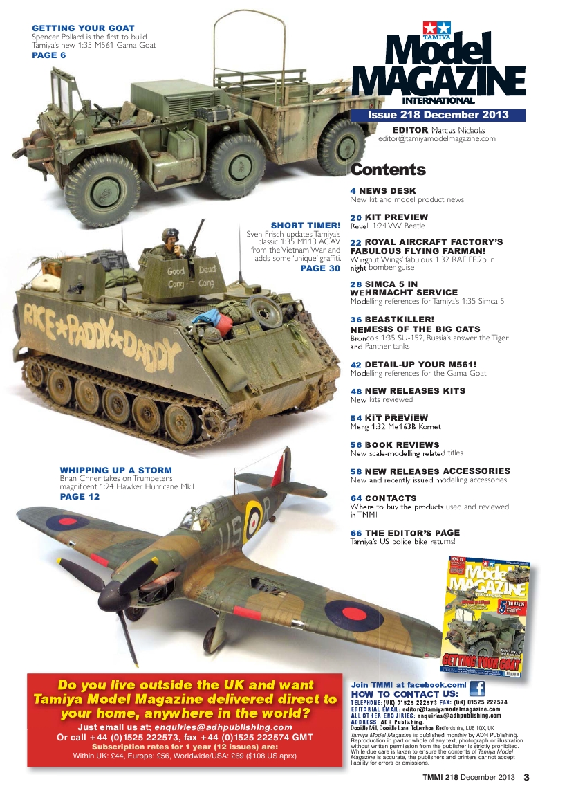 Tamiya Model Magazine 218 (2013-12)